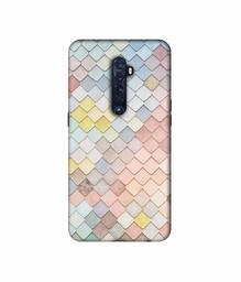 Amazon Brand - Solimo Designer Small Squre Texture 3D Printed Hard Back Case Mobile Cover for Oppo Reno 2