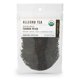 Allegro Tea, Tea Spice Puer Yunnan Organic, 0.75 Ounce