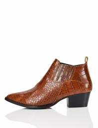 find. Women's N-7529sleek Ankle Boots, Brown Tawny Croc, 7