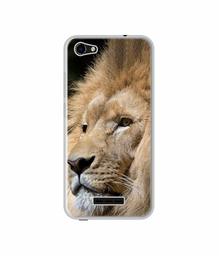 Amazon Brand - Solimo Designer Lion UV Printed Soft Back Case Mobile Cover for Lava Z61