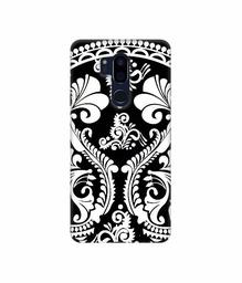 Amazon Brand - Solimo Designer Round White Rangoli 3D Printed Hard Back Case Mobile Cover for LG G7 ThinQ