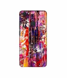 Amazon Brand - Solimo Designer Mashup of Multicolor 3D Printed Hard Back Case Mobile Cover for Vivo V7 Plus