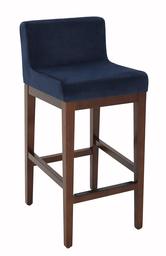 Amazon Brand – Rivet Mid-Century Modern Upholstered Low Back Kitchen Bar Stool, 41