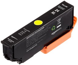 AmazonBasics - Cartucho de tinta regenerado, Epson 24XL, amarillo