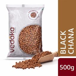 Amazon Brand - Vedaka Premium Black Chana, 500g