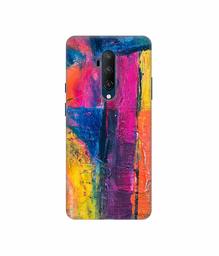 Amazon Brand - Solimo Designer Color Mash On Canvas 3D Printed Hard Back Case Mobile Cover for OnePlus 7T Pro