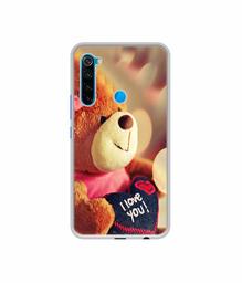 Amazon Brand - Solimo Designer Teddy Bear UV Printed Soft Back Case Mobile Cover for Mi Redmi Note 8