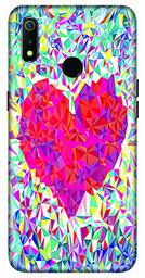 Amazon Brand - Solimo Designer Heart Design 3D Printed Hard Back Case Mobile Cover for Realme 3 / Realme 3i