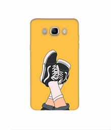 Amazon Brand - Solimo Designer Boy Shoes Pattern 3D Printed Hard Back Case Mobile Cover for Samsung Galaxy J7 (2016)