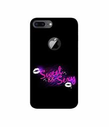 Amazon Brand - Solimo Designer Sweet and Sexy 3D Printed Hard Back Case Mobile Cover for Apple iPhone 8 Plus (with Logo Cut)