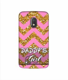 Amazon Brand - Solimo Designer Daddy's Girl 3D Printed Hard Back Case Mobile Cover for Motorola Moto G4 Play