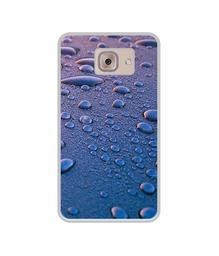 Amazon Brand - Solimo Designer Water Drops UV Printed Soft Back Case Mobile Cover for Samsung Galaxy J7 Max