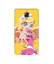 Amazon Brand - Solimo Designer Singing Girl Vector 3D Printed Hard Back Case Mobile Cover for OnePlus 3 / OnePlus 3T