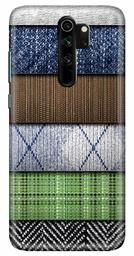 Amazon Brand - Solimo Designer Woven Fabric Design 3D Printed Hard Back Case Mobile Cover for Xiaomi Redmi Note 8 Pro