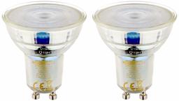 AmazonBasics LED GU10 Spotlight Bulb, 4.6W (equivalent to 50W), Glass (Pack of 16)