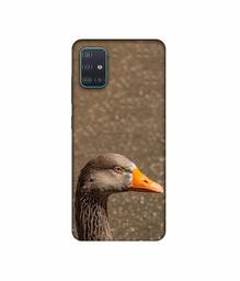 Amazon Brand - Solimo Designer Duck Face 3D Printed Hard Back Case Mobile Cover for Samsung Galaxy A51