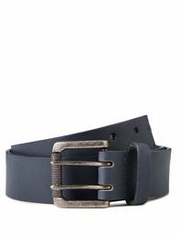 find. Men's Belt in Distressed Leather and Double Fastener