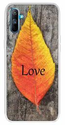 Amazon Brand - Solimo Designer Multicolor Maple Leaf Love Design Printed Soft Back Case Mobile Cover for Realme C3