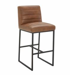 Amazon Brand – Rivet Decatur Modern Faux Leather Kitchen Bar Stool, 41