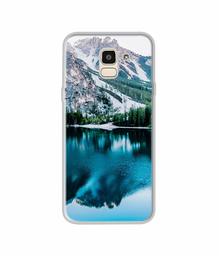 Amazon Brand - Solimo Designer Lake Mountain UV Printed Soft Back Case Mobile Cover for Samsung Galaxy J6