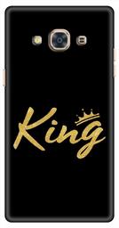 Amazon Brand - Solimo Designer King 3D Printed Hard Back Case Mobile Cover for Samsung Galaxy J3 Pro