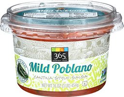 365 Everyday Value, Mild Poblano Cantina Style Salsa, 16 oz