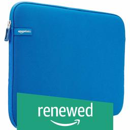 (Renewed) AmazonBasics 15.6-inch Laptop Sleeve (Blue)