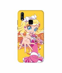 Amazon Brand - Solimo Designer Singing Girl Vector 3D Printed Hard Back Case Mobile Cover for Vivo Y95