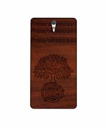 Amazon Brand - Solimo Designer Engraved Patten 3D Printed Hard Back Case Mobile Cover for Sony Xperia C5 Ultra Dual