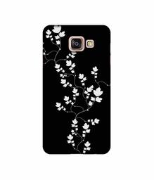 Amazon Brand - Solimo Designer Color Flowers UV Printed Soft Back Case Mobile Cover for Samsung Galaxy A7 (2016)