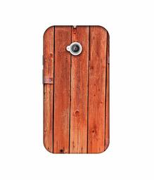 Amazon Brand - Solimo Designer Wooden Door 3D Printed Hard Back Case Mobile Cover for Motorola Moto E 2nd Generation