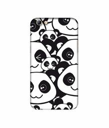 Amazon Brand - Solimo Designer Panda Texture UV Printed Soft Back Case Mobile Cover for Oppo F3 Plus