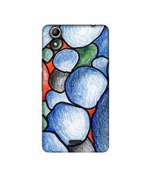 Amazon Brand - Solimo Designer Pebbles Drawing 3D Printed Hard Back Case Mobile Cover for Micromax Canvas Selfie 2 Q340