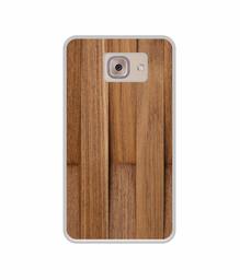 Amazon Brand - Solimo Designer Wooden Art UV Printed Soft Back Case Mobile Cover for Samsung Galaxy J7 Max