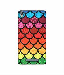 Amazon Brand - Solimo Designer Multicolor Pattern 3D Printed Hard Back Case Mobile Cover for Micromax Canvas Juice 3Plus Q394