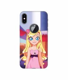 Amazon Brand - Solimo Designer Small Princess Vector 3D Printed Hard Back Case Mobile Cover for Apple iPhone Xs Max (Logo Cut)