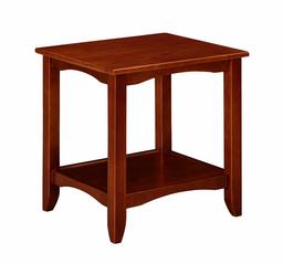 Amazon Brand – Ravenna Home Dora Class Shelf Storage Wood Side End Table Nightstand, 22