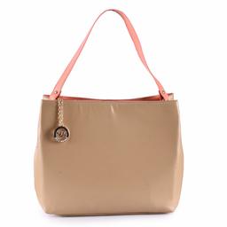 Nia & Nicole Women's Handbag (Beige:: Orange)