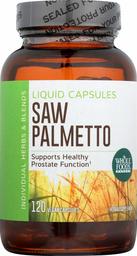 Whole Foods Market, Saw Palmetto Liquid Caps, 120 ct