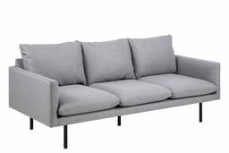 Amazon Brand - Movian Eli - Sofá de 3 plazas, 85 x 200 x 83 cm (largo x ancho x alto), gris claro