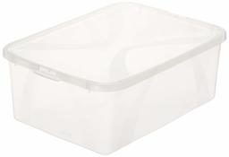 AmazonBasics - Set di 3 contenitori portaoggetti, 3 x 10 l