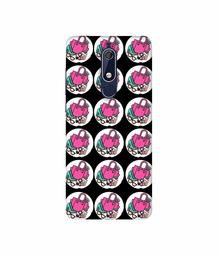 Amazon Brand - Solimo Designer Ladies Accessories Pattern 3D Printed Hard Back Case Mobile Cover for Nokia 5.1