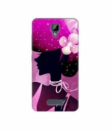 Amazon Brand - Solimo Designer Lady Vectors 3D Printed Hard Back Case Mobile Cover for Gionee P7 Max