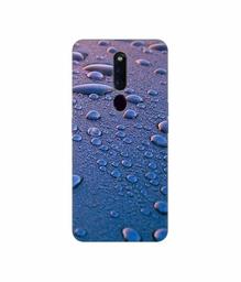 Amazon Brand - Solimo Designer Water Drops 3D Printed Hard Back Case Mobile Cover for Oppo F11 Pro