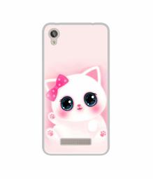 Amazon Brand - Solimo Designer Babby Kitty UV Printed Soft Back Case Mobile Cover for Lava Z50