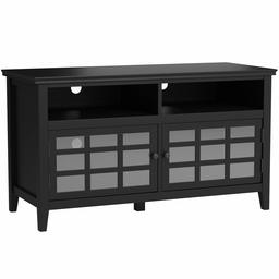 Amazon Brand – Ravenna Home Classic Media Center with Glass-Front Cabinets, 44