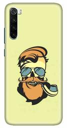 Amazon Brand - Solimo Designer Beard Man 3D Printed Hard Back Case Mobile Cover for Xiaomi Redmi Note 8