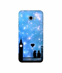 Amazon Brand - Solimo Designer Love Couple Vector 3D Printed Hard Back Case Mobile Cover for Samsung Galaxy J4 Plus