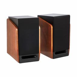 AmazonBasics Bookshelf Speakers with Active Speaker - 40W, 20-20KHz