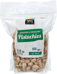 365 EVERYDAY VALUE Roasted Unsalted Pistachios, 12 OZ